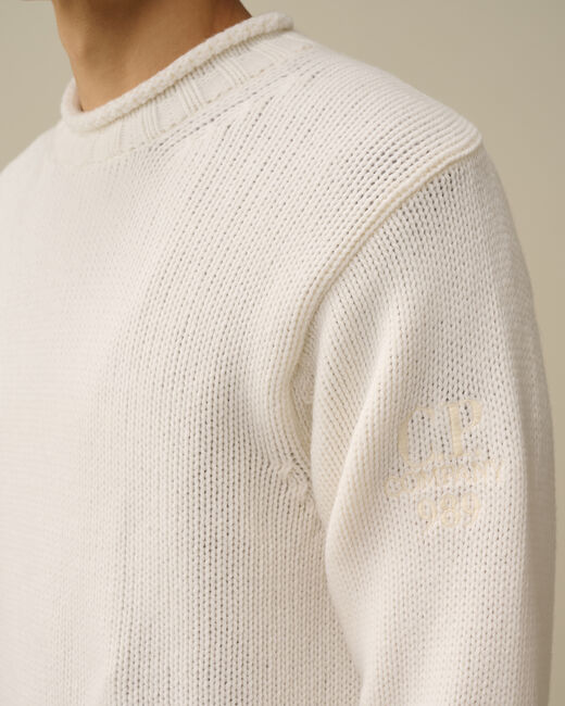 Lambswool GRS Boxy Crew Neck Knit mkn171