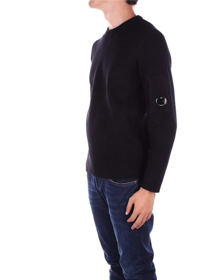 Full Rib Crew Neck Knit kn044 black