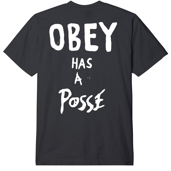 Obey Has A Posse Tee black