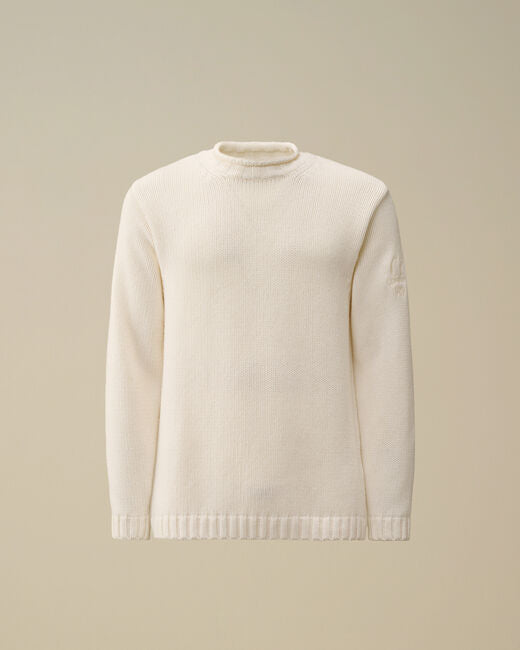 Lambswool GRS Boxy Crew Neck Knit mkn171