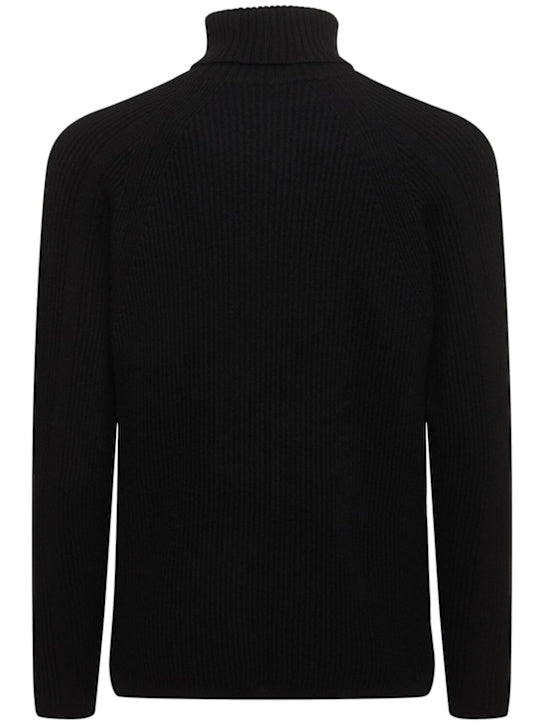 Full Rib Turtleneck Knit black kn184