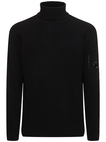 Full Rib Turtleneck Knit black kn184
