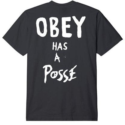 Obey Has A Posse Tee black